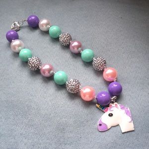 Unicorn Bubble Gum Necklace